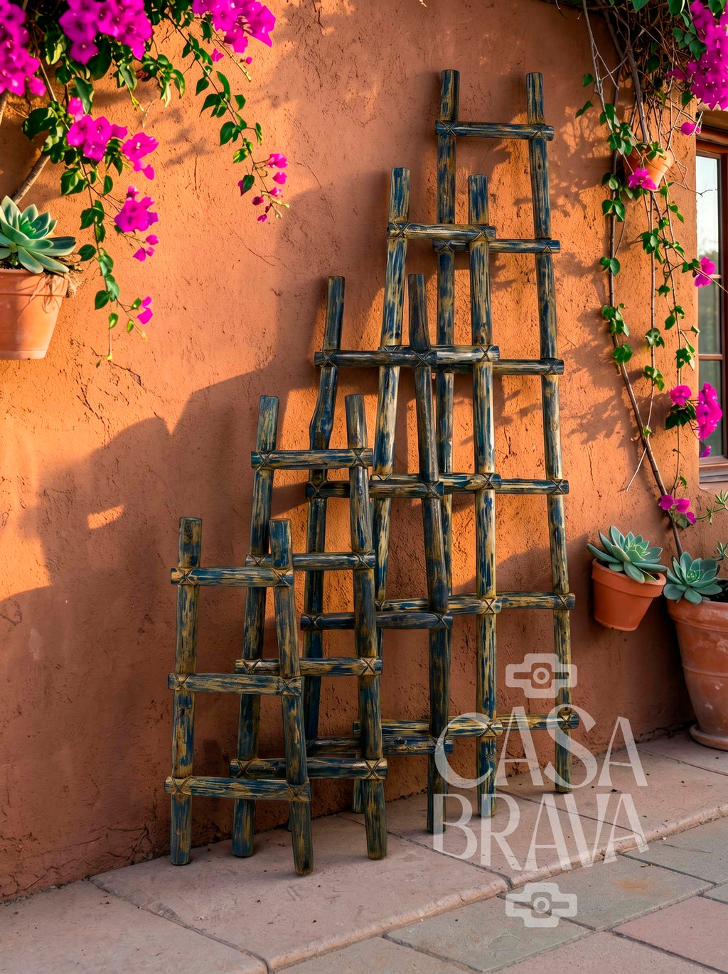 Rustic Blanket Ladder