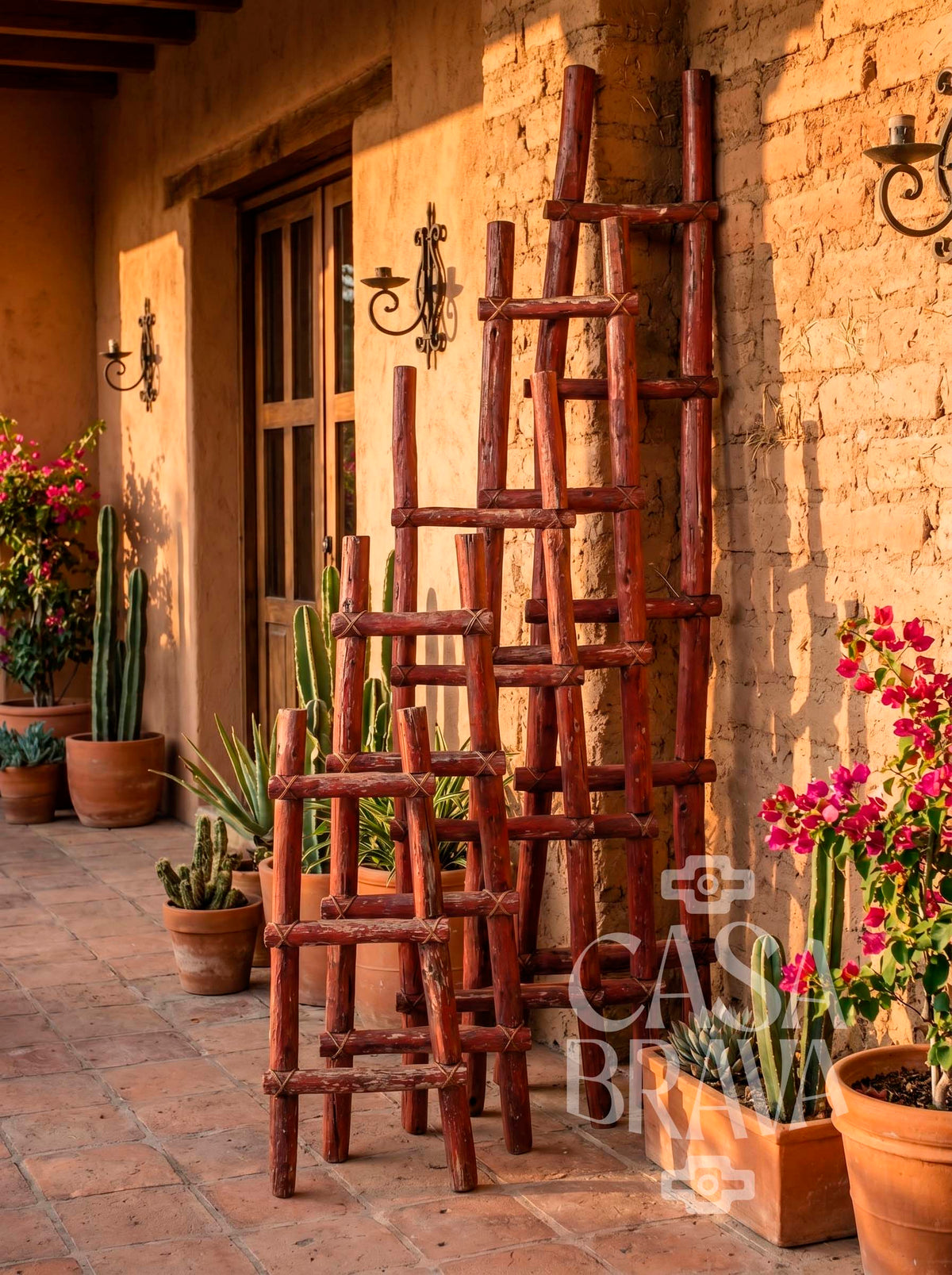 Rustic Blanket Ladder