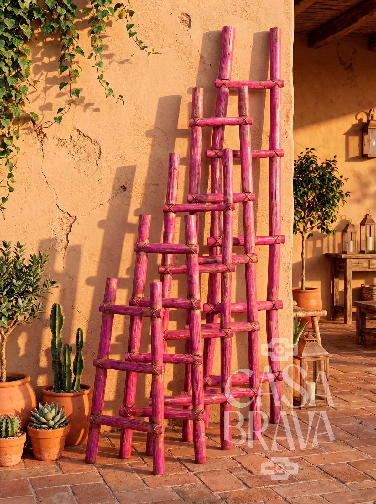 Rustic Blanket Ladder