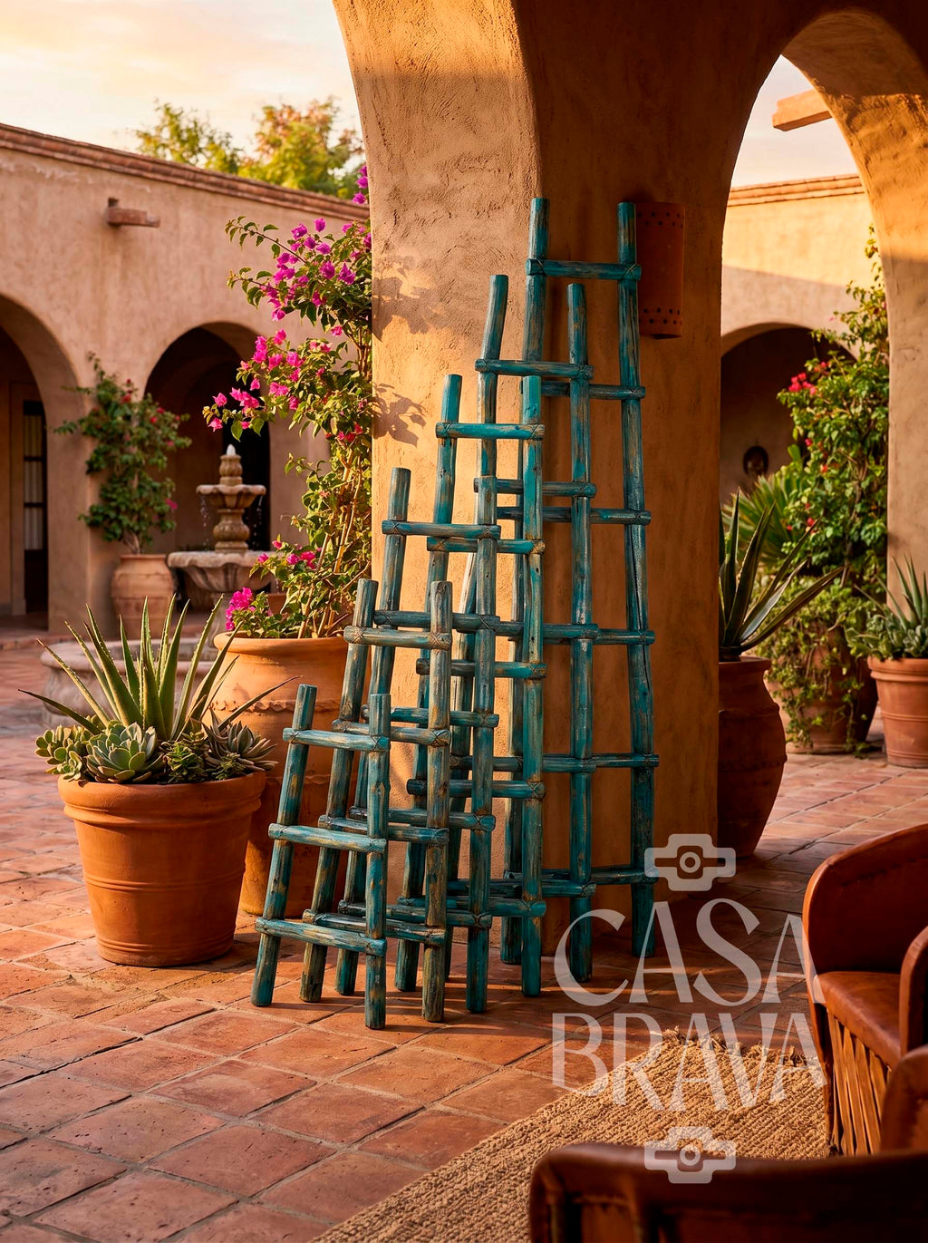 Rustic Blanket Ladder
