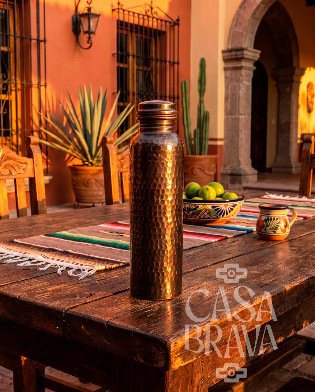 Agua Fresca Hammered Copper Thermo