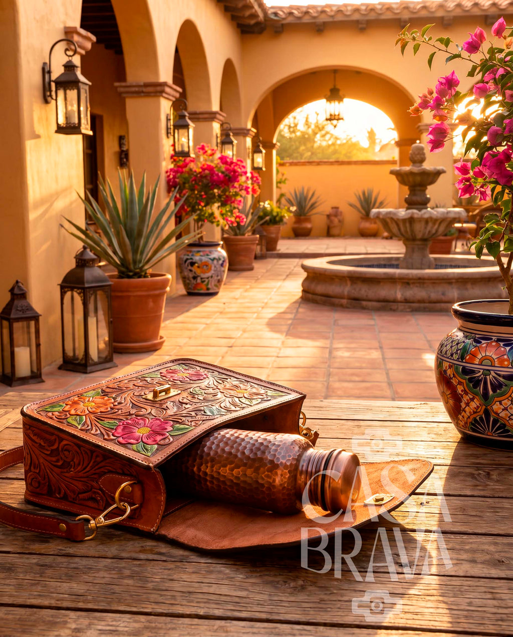 Agua Fresca Hammered Copper Thermo