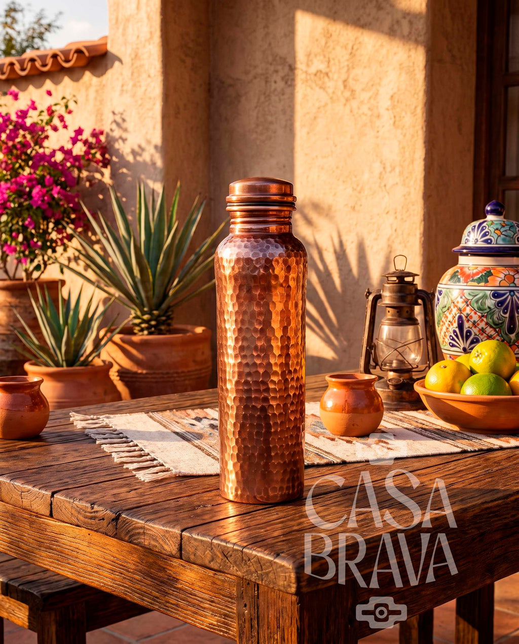 Agua Fresca Hammered Copper Thermo
