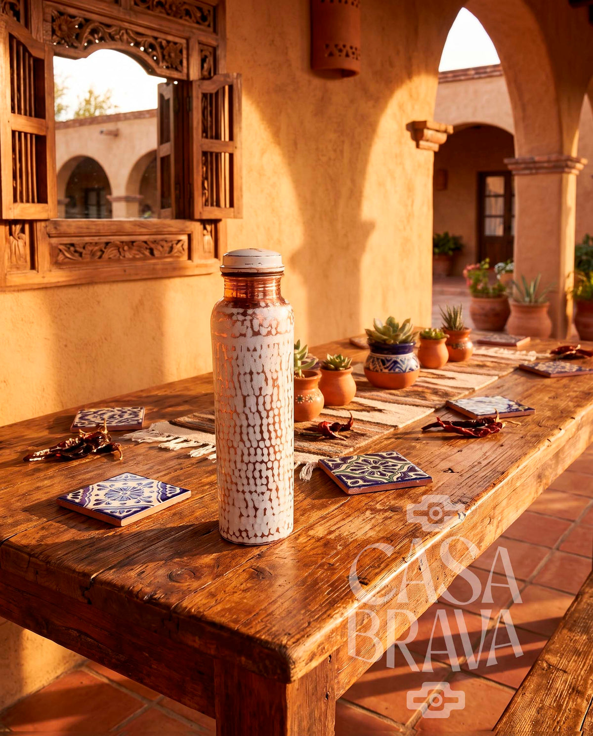 Agua Fresca Hammered Copper Thermo