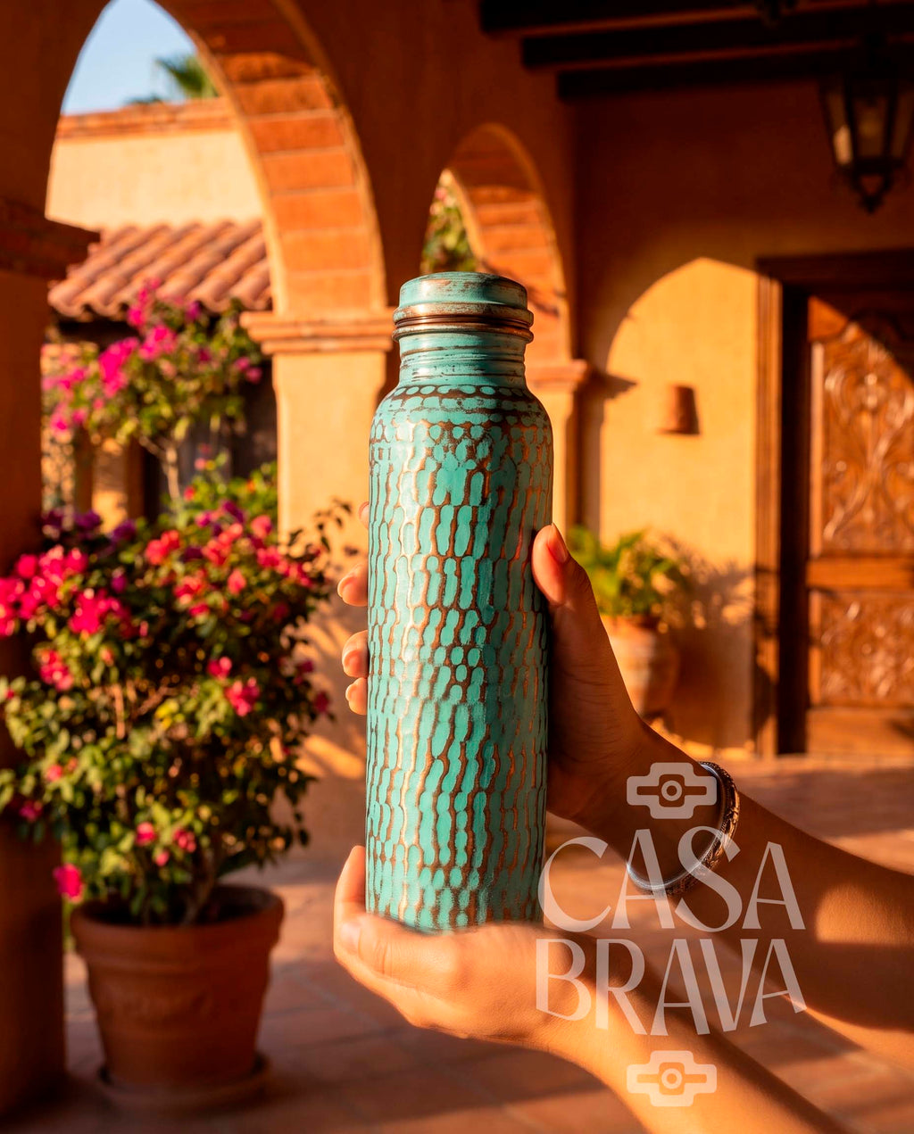 Agua Fresca Hammered Copper Thermo