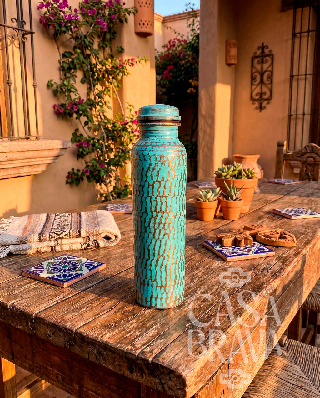 Agua Fresca Hammered Copper Thermo