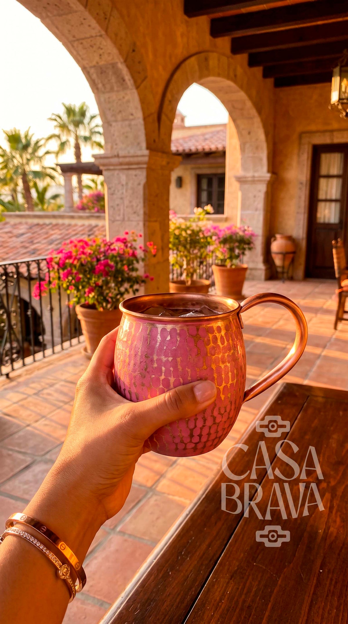 Hammered Copper Beer Mug
