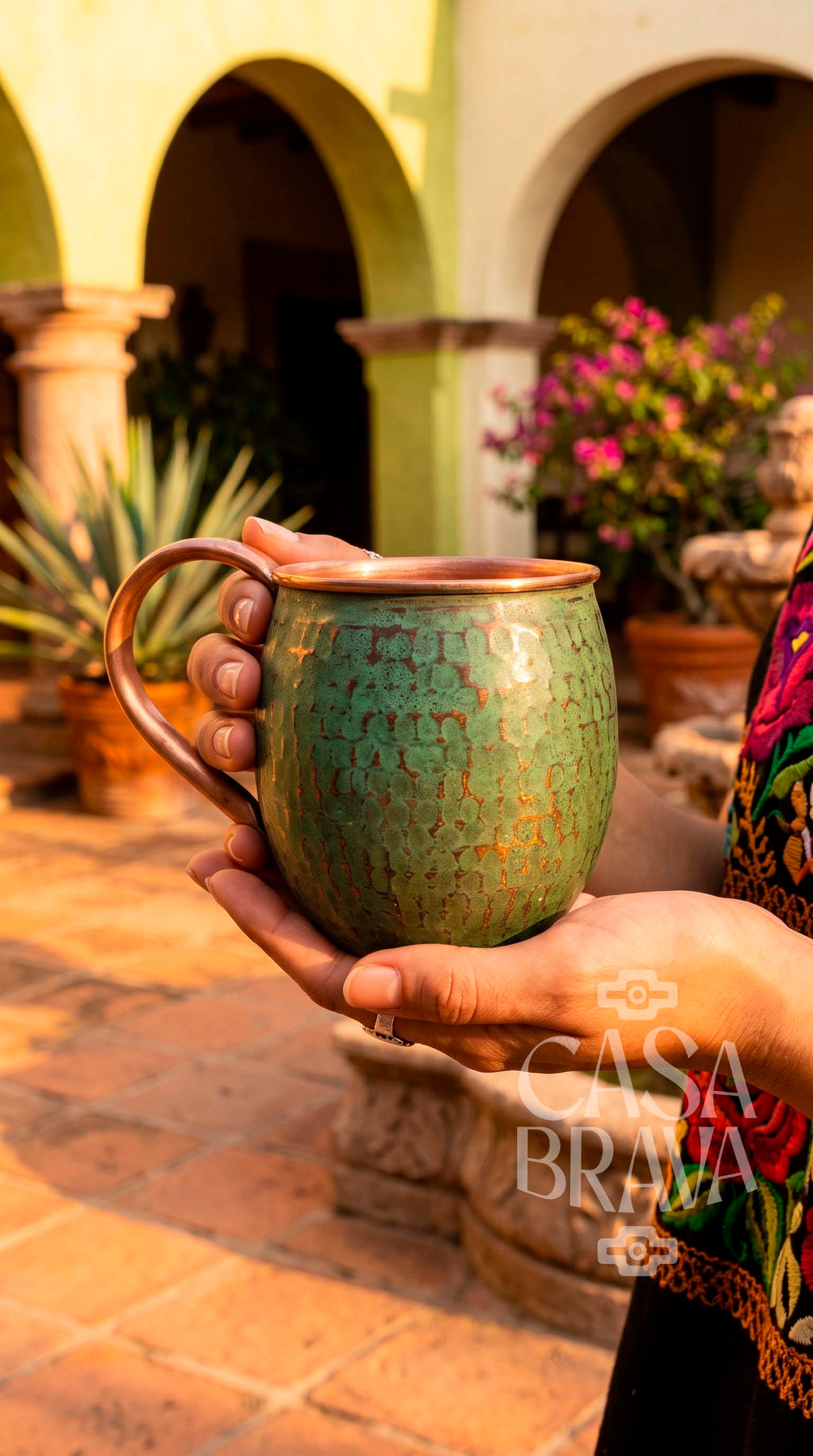 Hammered Copper Beer Mug
