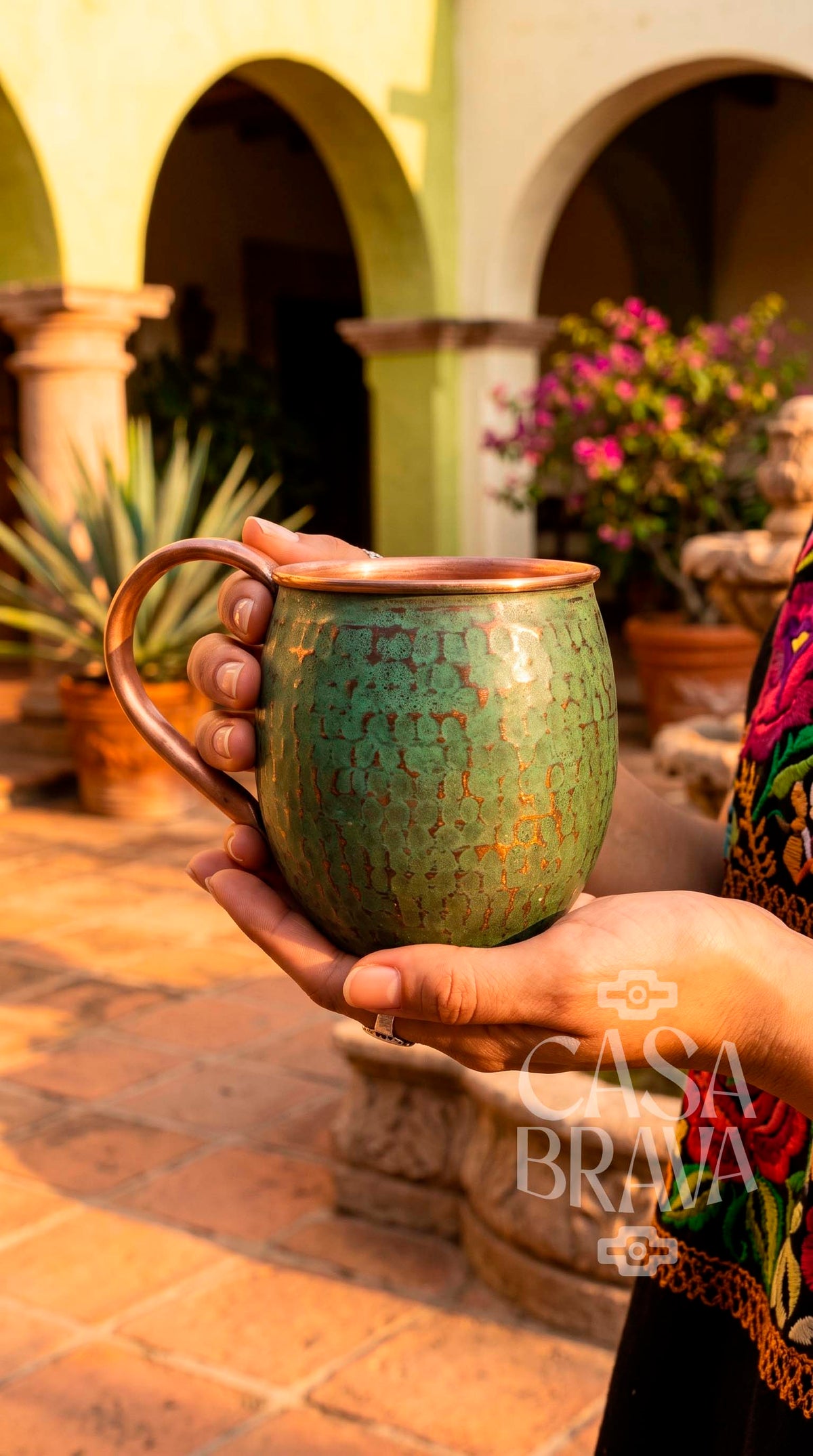 Hammered Copper Beer Mug