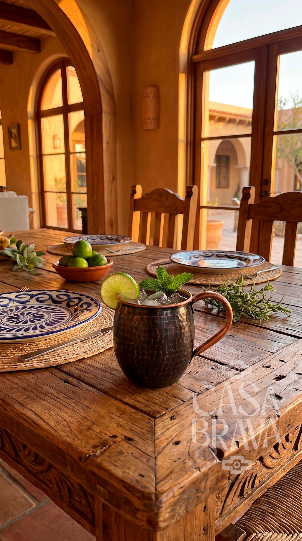 Hammered Copper Beer Mug