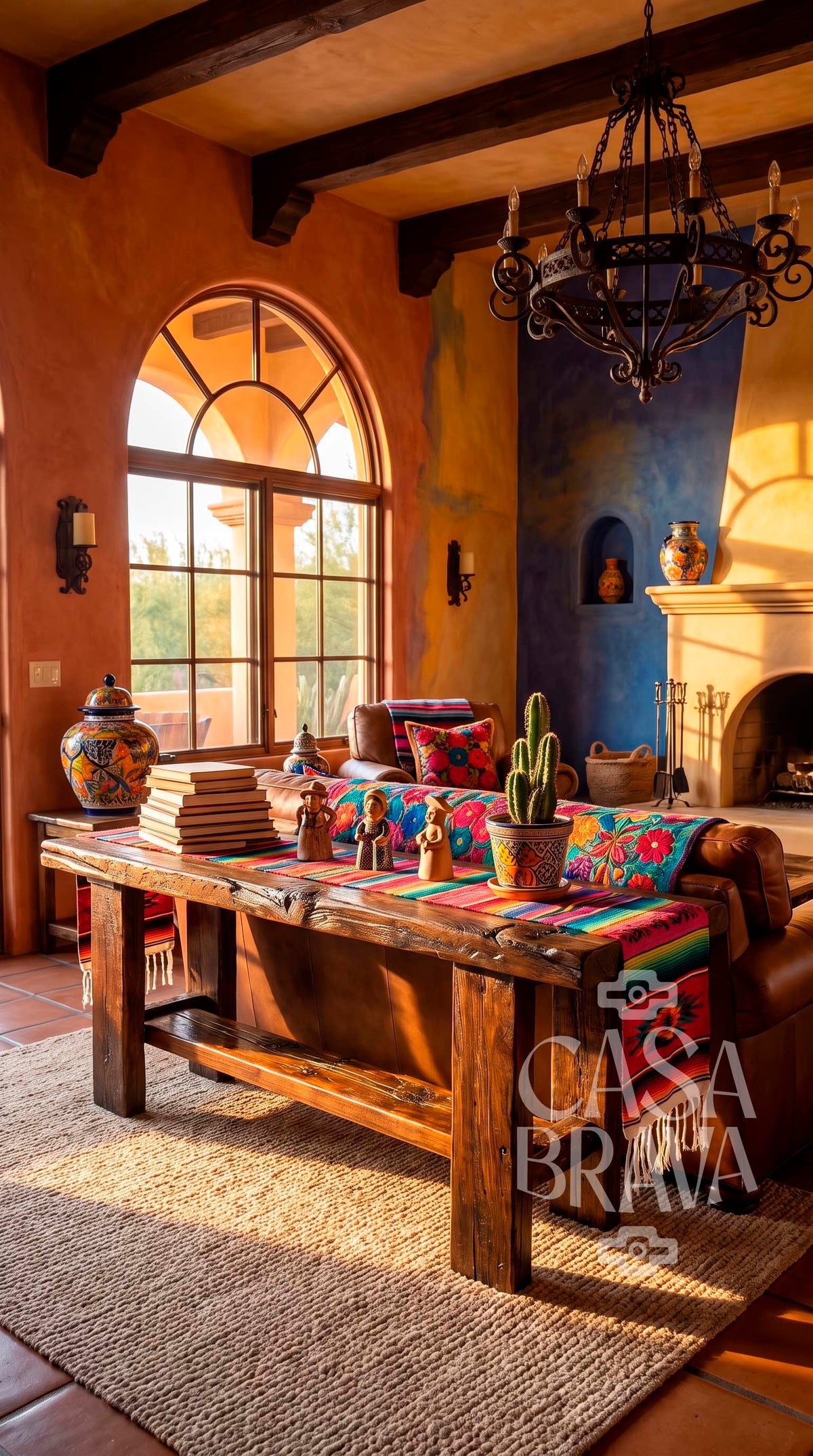 El Tablon Sofa Table – Old Fashion® Rustic Mexican Furniture