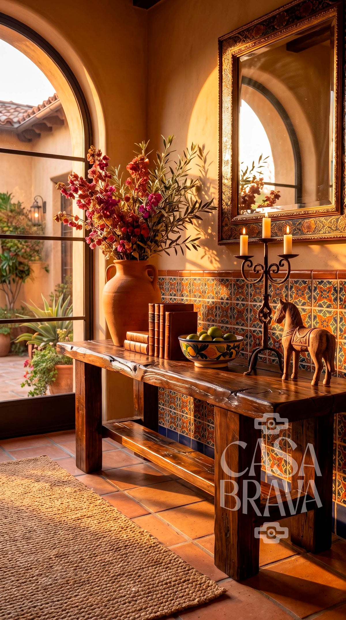 El Tablon Sofa Table – Old Fashion® Rustic Mexican Furniture