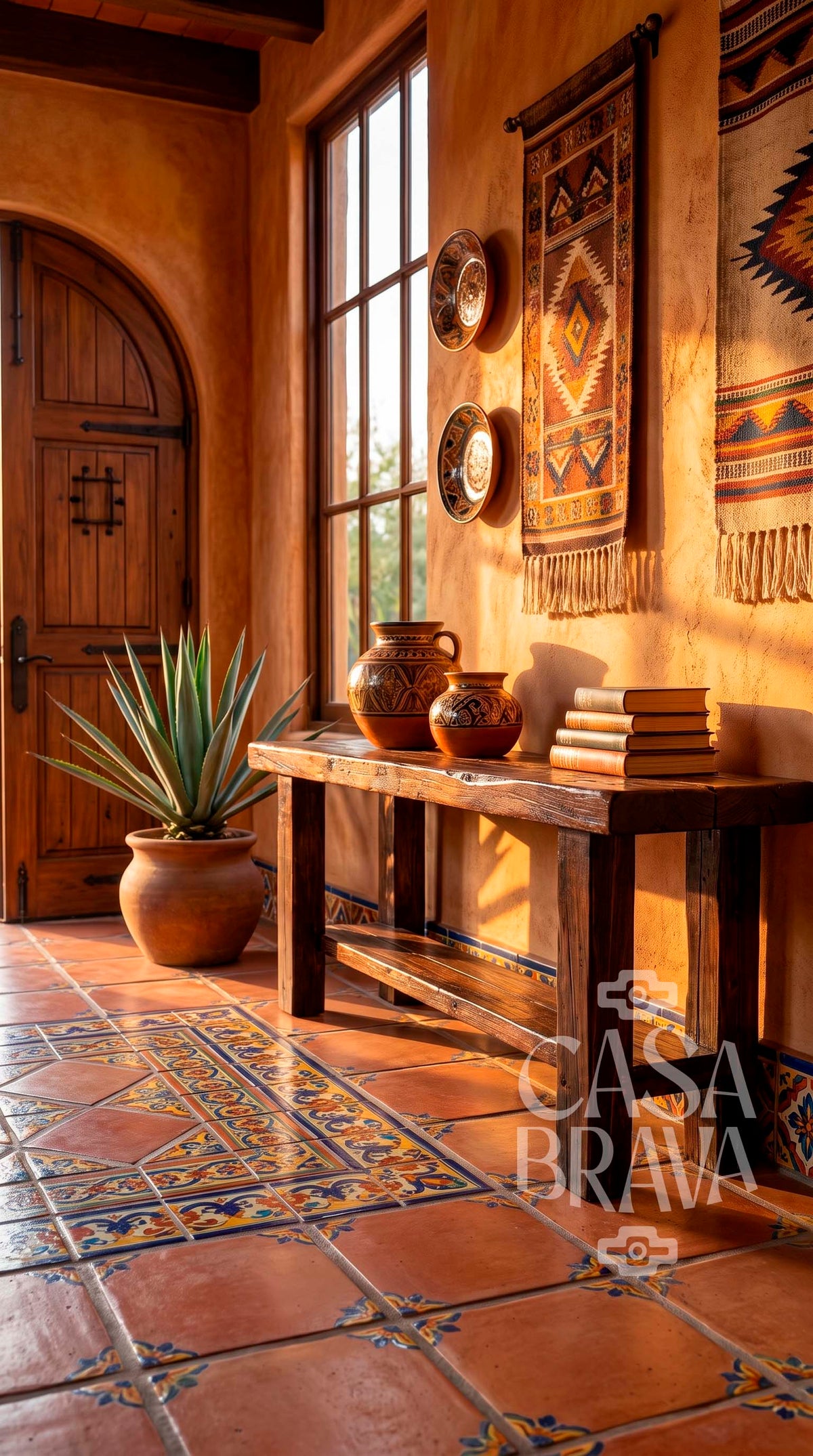 El Tablon Sofa Table – Old Fashion® Rustic Mexican Furniture