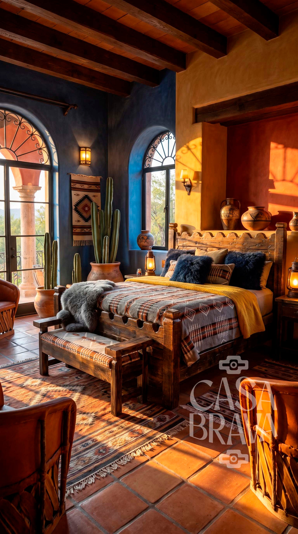 El Campanario Rustic Bed – Old Fashion® Collection | Casa Brava