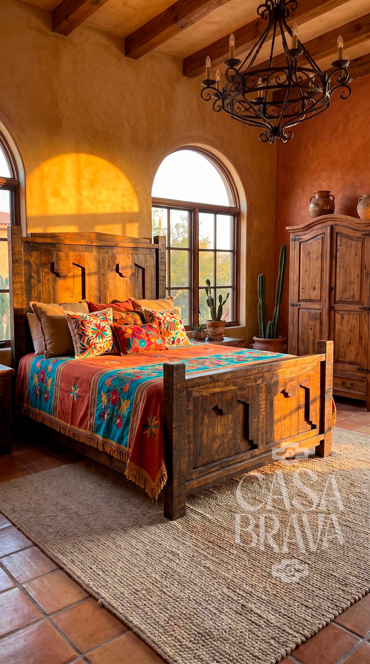 El Fuerte Rustic Bed – Old Fashion® Collection | Casa Brava