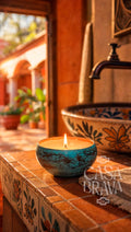 Jícara Hammered Copper Candle