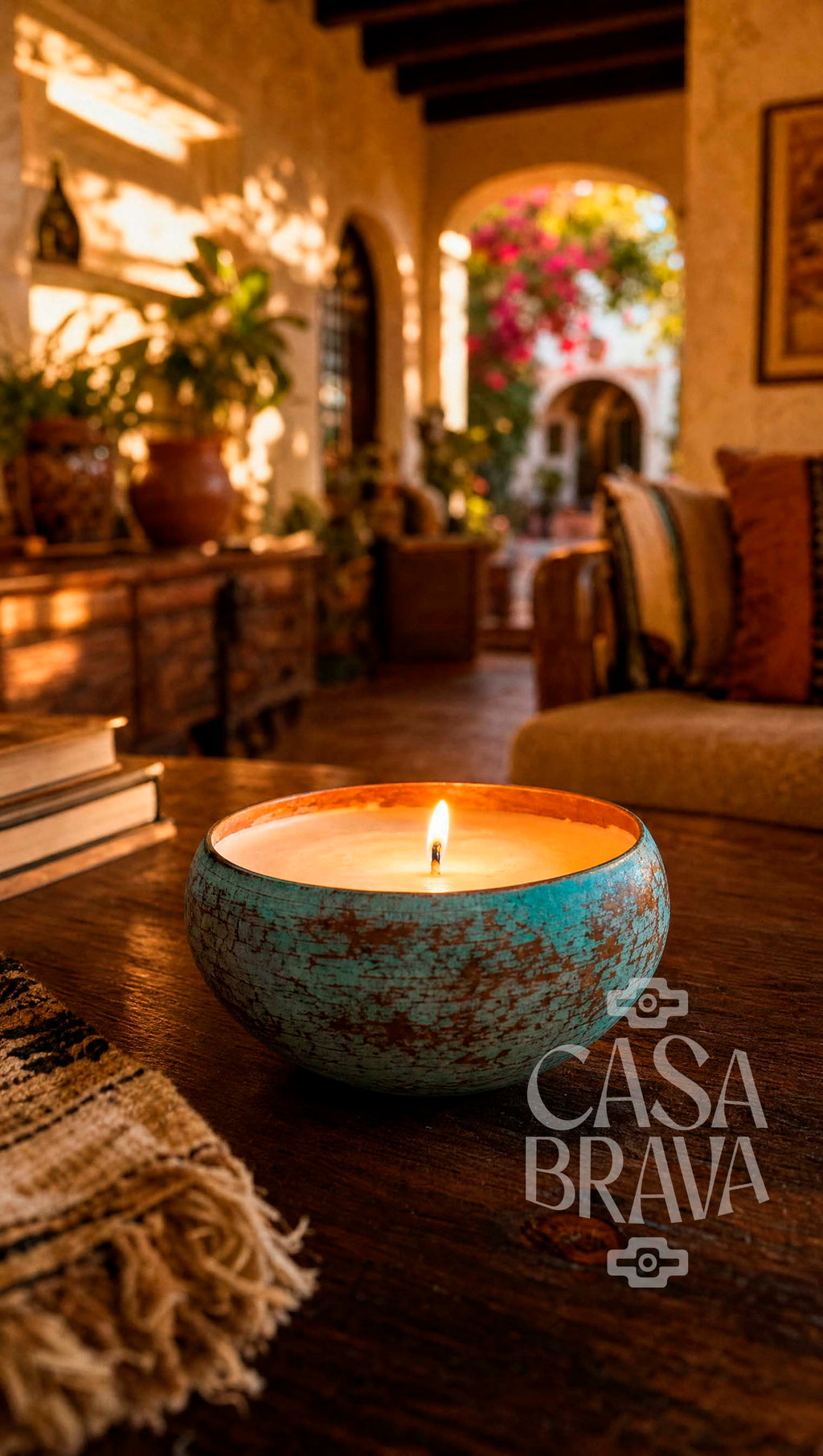 Jícara Hammered Copper Candle